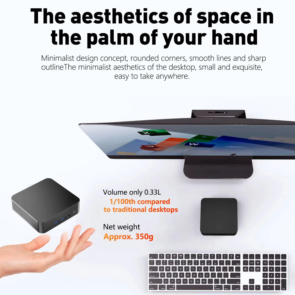 2026 Mini PC Intel Core I9 8950HK I3 6100U Windows 11 Gaming Computer Desktop PC 16GB RAM 1TB SSD WiFi6 BT5.2 Portable Gamer PC
