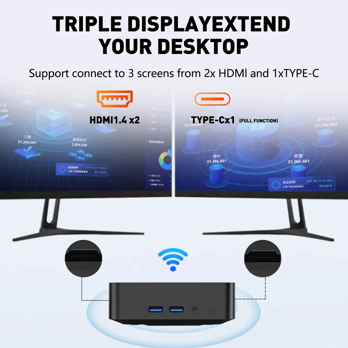 2026 Mini PC Intel Core I9 8950HK I3 6100U Windows 11 Gaming Computer Desktop PC 16GB RAM 1TB SSD WiFi6 BT5.2 Portable Gamer PC