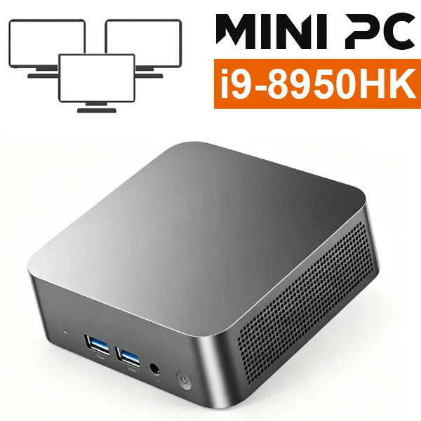 2026 Mini PC Intel Core I9 8950HK I3 6100U Windows 11 Gaming Computer Desktop PC 16GB RAM 1TB SSD WiFi6 BT5.2 Portable Gamer PC
