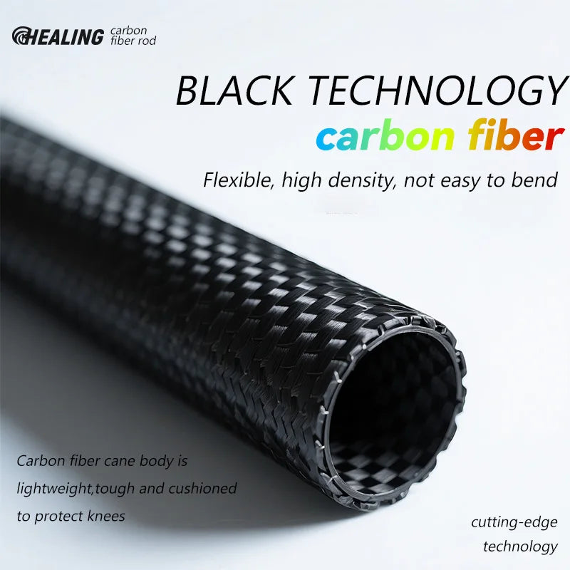 OKHEALING Carbon Fiber Trekking Poles For Hiking And Camping