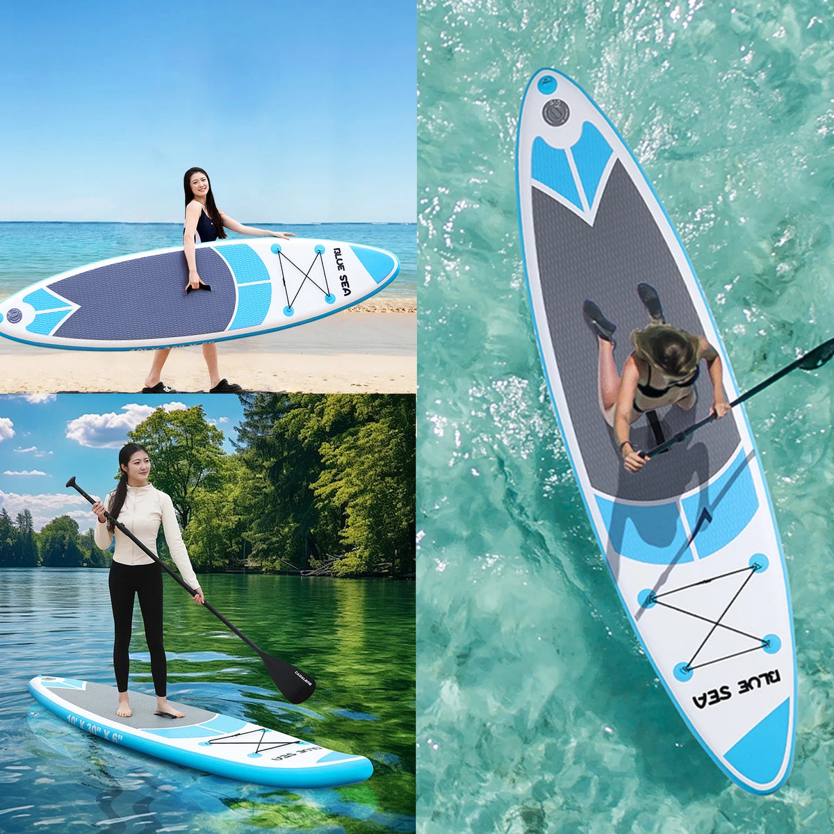 HHSJZWCY Inflatable Stand Up Paddle Board With Pump And Accessories
