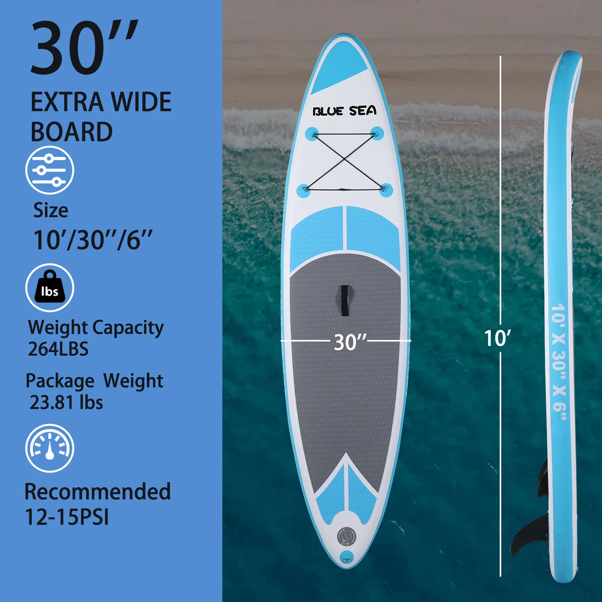 HHSJZWCY Inflatable Stand Up Paddle Board With Pump And Accessories