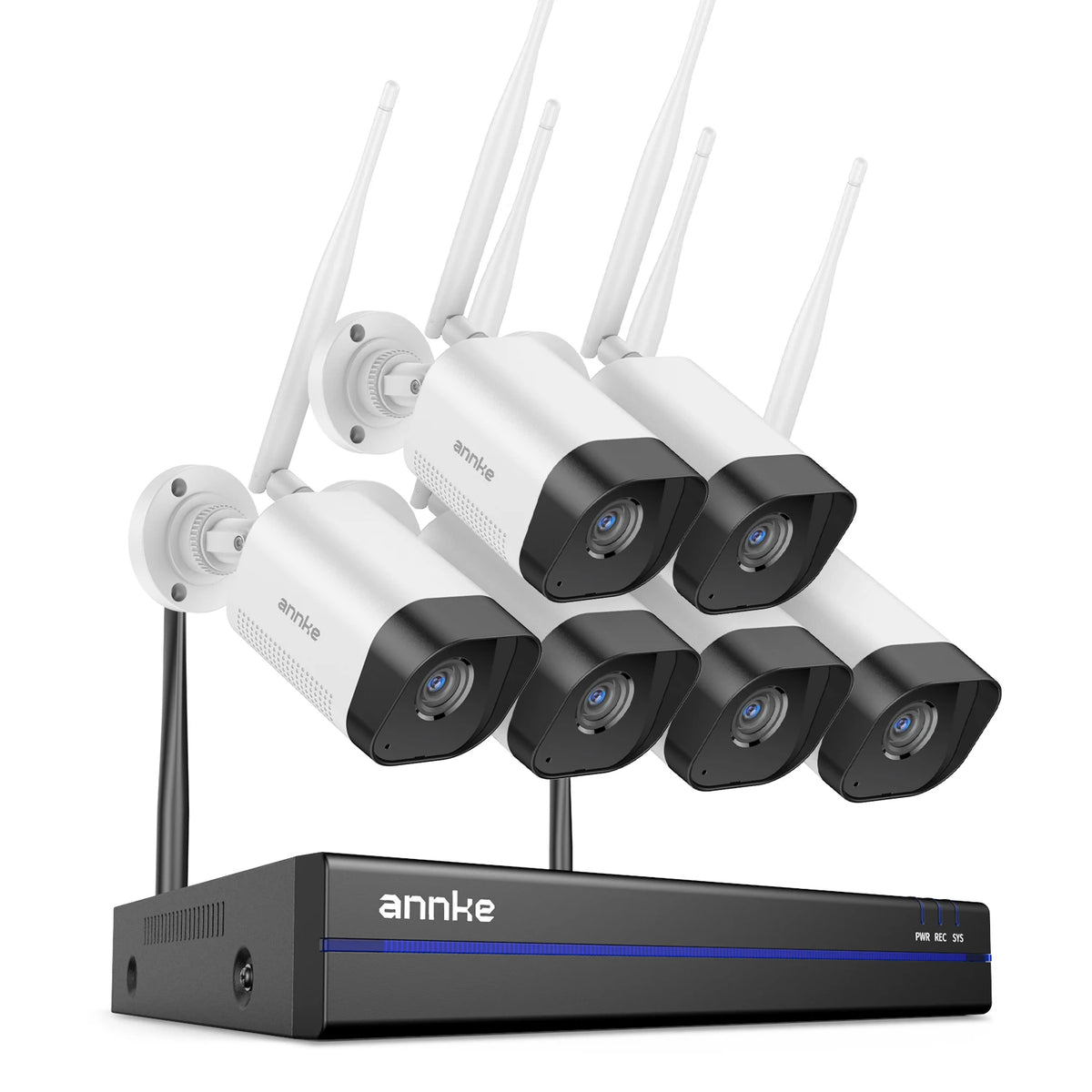 Annke WiFi Security System With AI Detection And Audio Recording