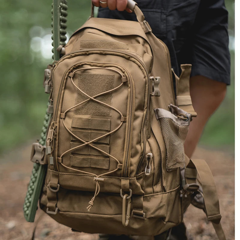 LQARMY Durable Tactical Backpack For Outdoor Hiking And Camping