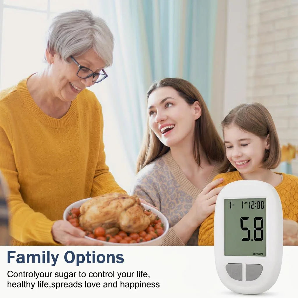Jitesy Blood Glucose Monitor Kit With Test Strips And Lancets
