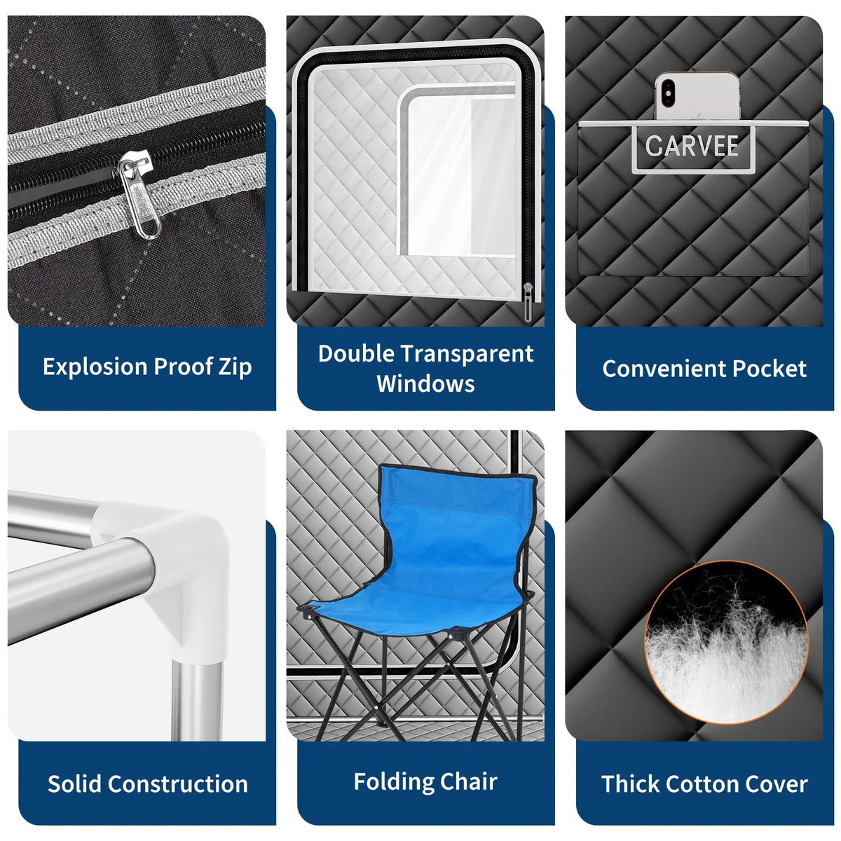 Foldable Portable Steam Sauna Tent For Home Relaxation