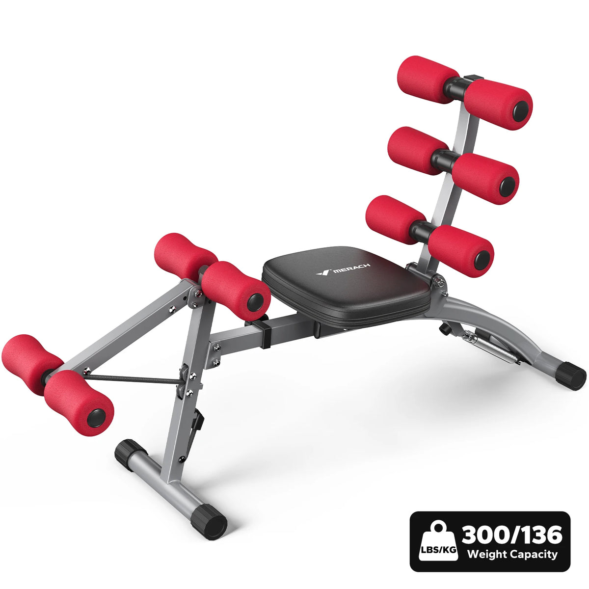 Merach Adjustable Abdominal Trainer And Sit Up Home Gym Bench