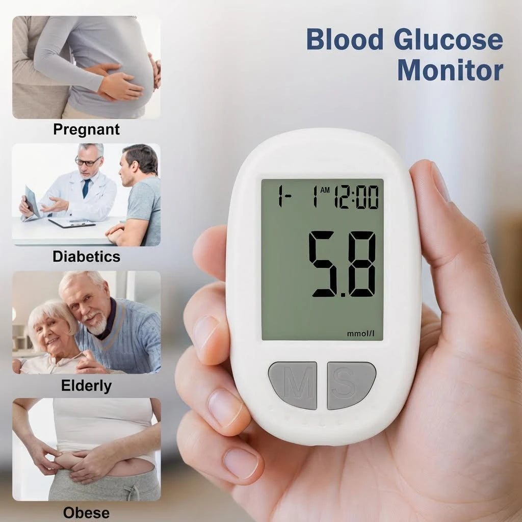 Jitesy Blood Glucose Monitor Kit With Test Strips And Lancets