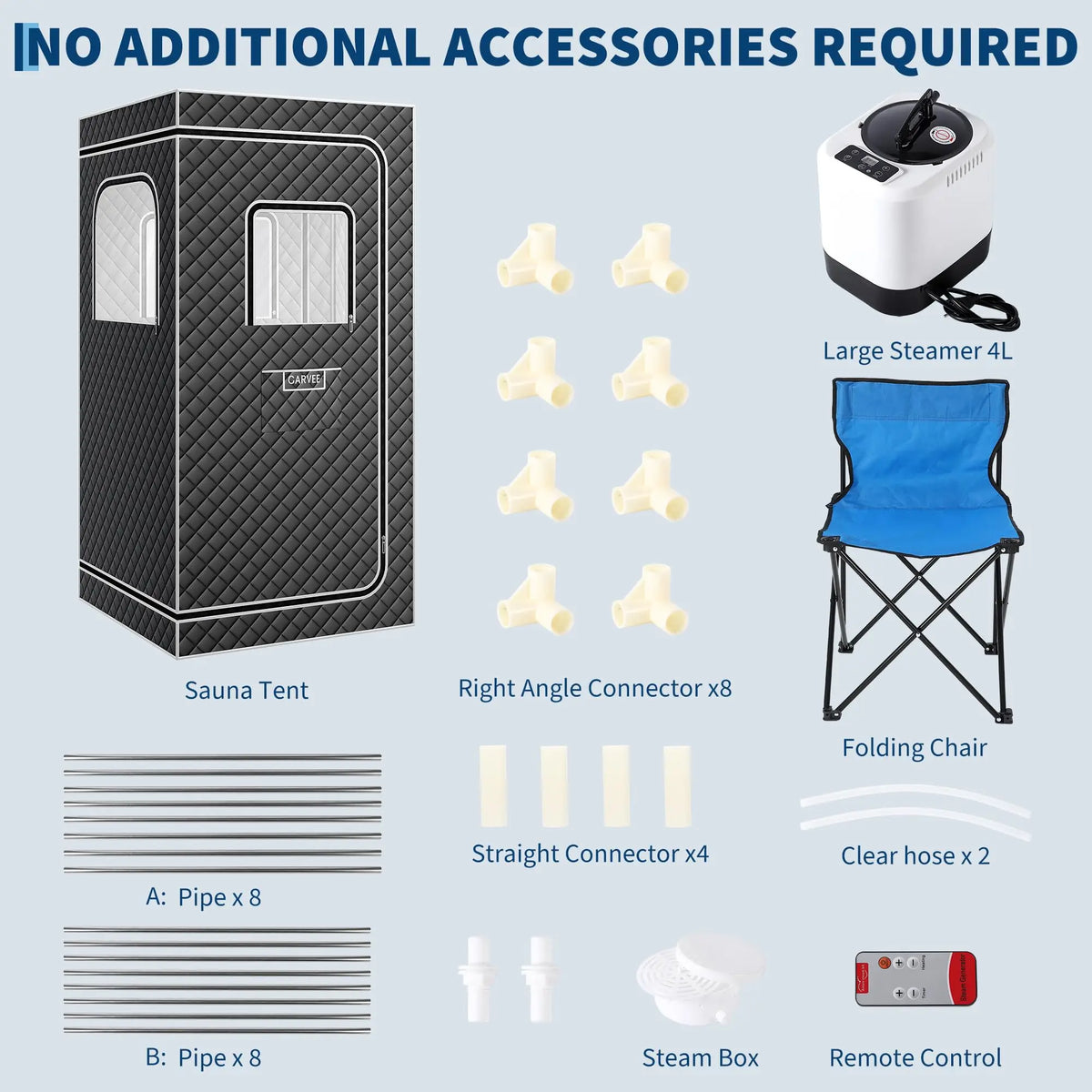 Foldable Portable Steam Sauna Tent For Home Relaxation