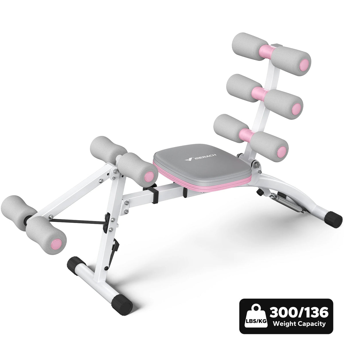 Merach Adjustable Abdominal Trainer And Sit Up Home Gym Bench