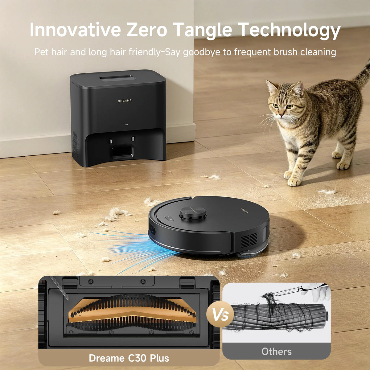 Dreame C30 Plus Robot Vacuum And Mop Self Emptying Cleaner