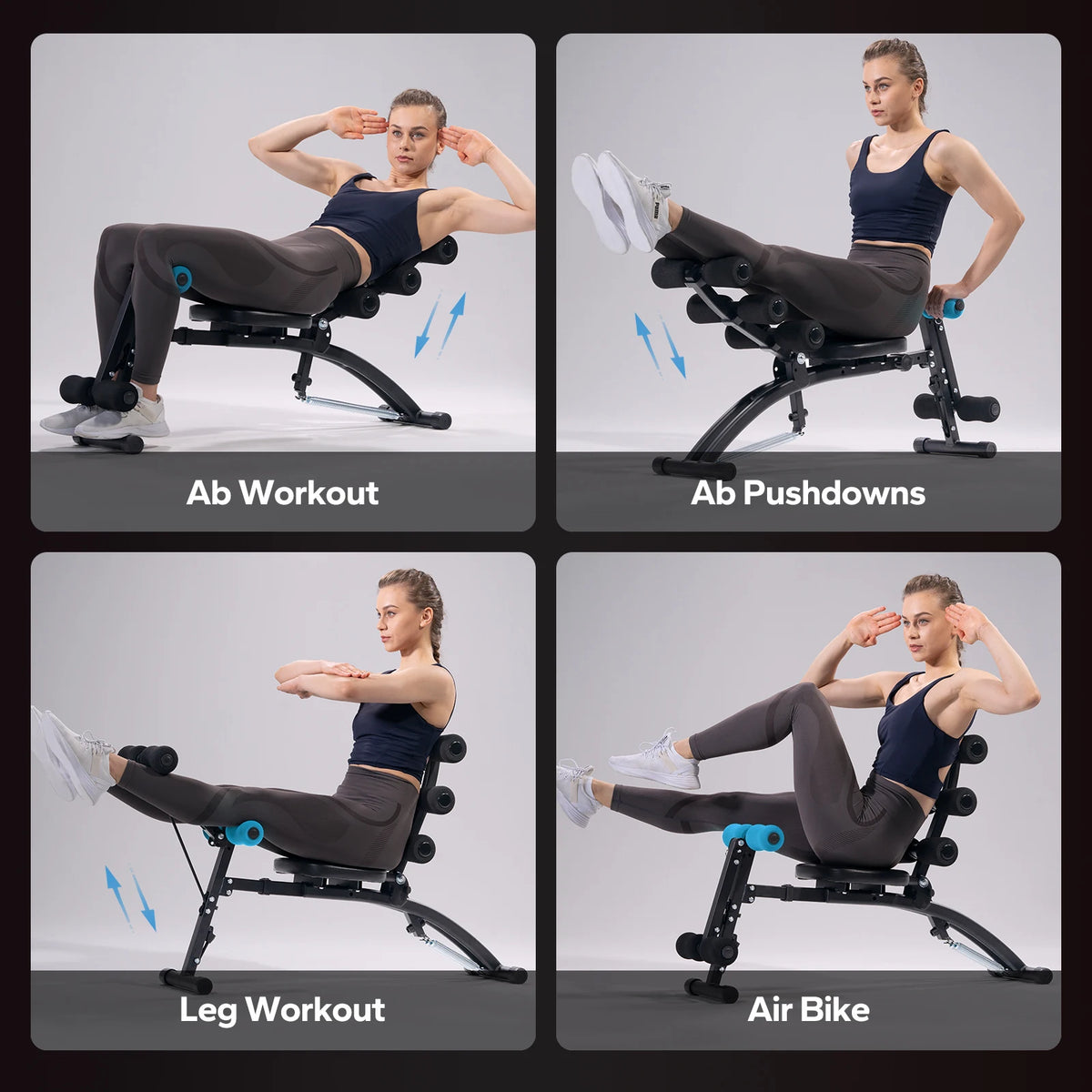Merach Adjustable Abdominal Trainer And Sit Up Home Gym Bench