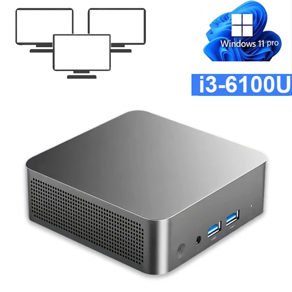 2026 Mini PC Intel Core I9 8950HK I3 6100U Windows 11 Gaming Computer Desktop PC 16GB RAM 1TB SSD WiFi6 BT5.2 Portable Gamer PC