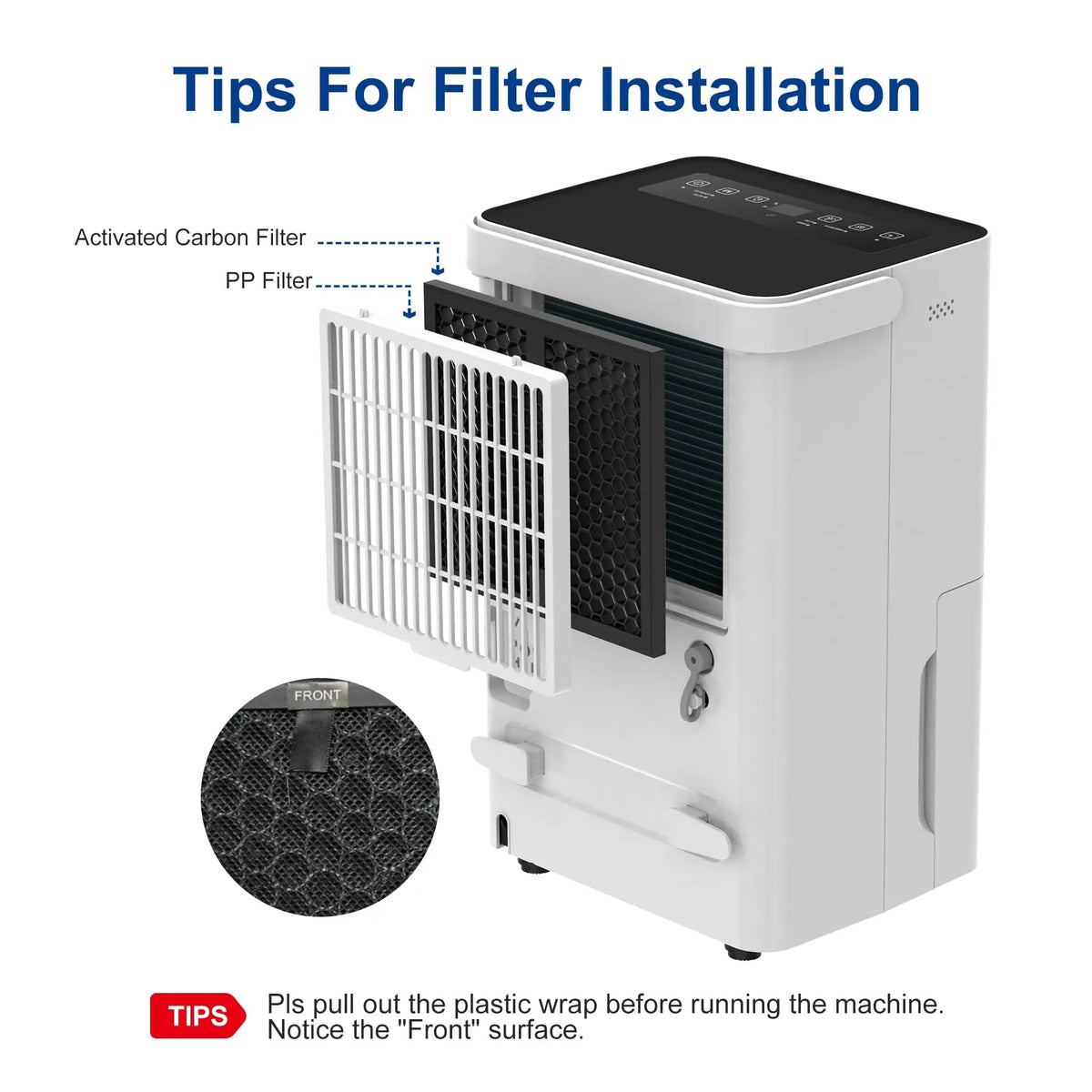 Shinco 30 Pints Dehumidifier With Auto And Manual Drainage