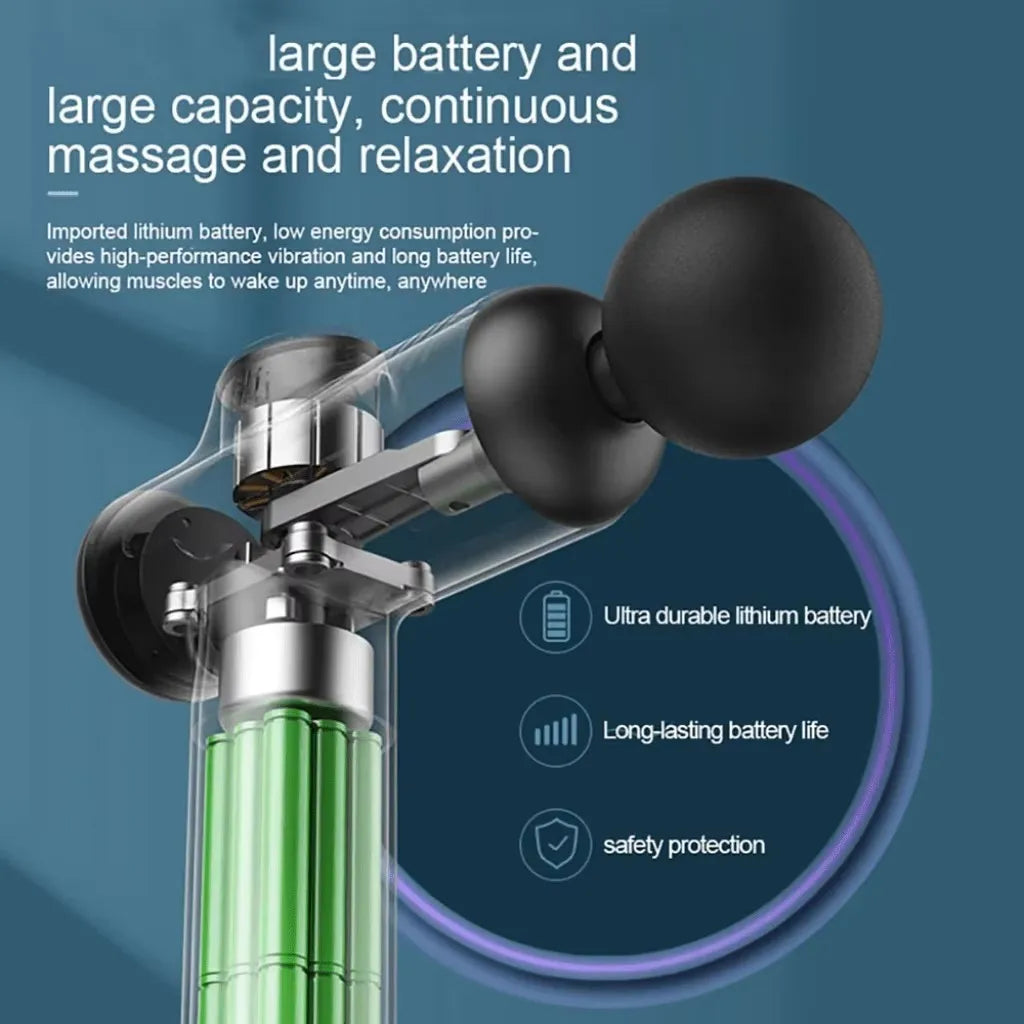 Portable Vibration Fascia Massage Gun For Daily Muscle Relief