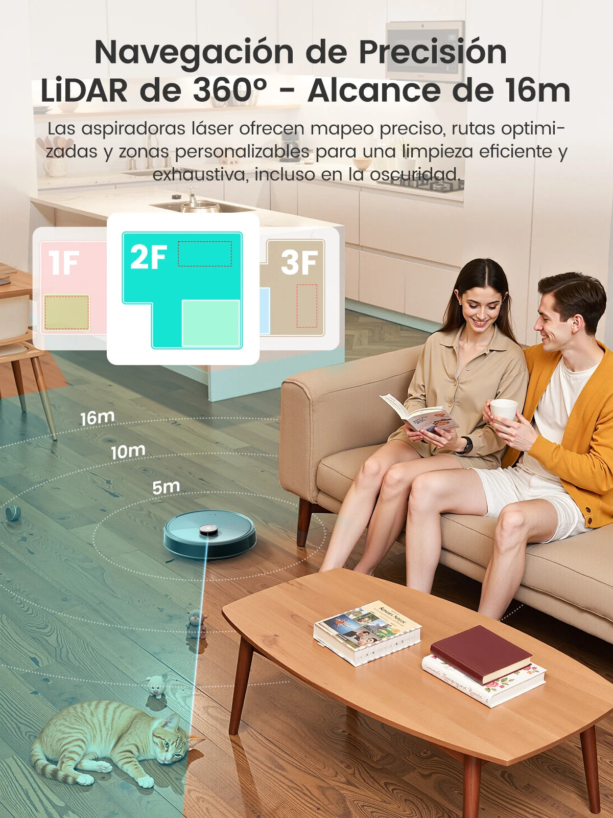 Lefant Robot Vacuum And Mop With 20000Pa Suction Auto Cleaning