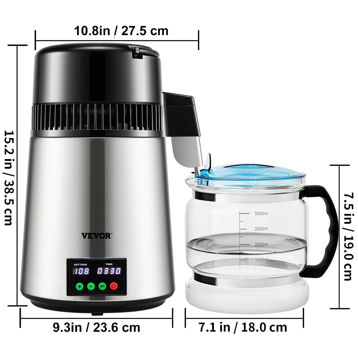 SucceBuy Five Stage Water Distiller Purifier Machine