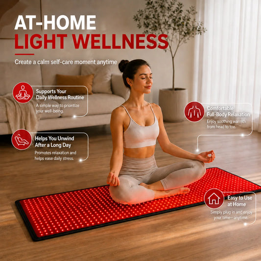 Professional Led Red Light Therapy Mat For Full Body Comfort