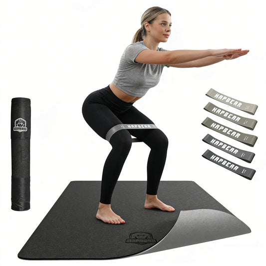 Hapbear TPE Non Slip Yoga And Exercise Mat With Bag