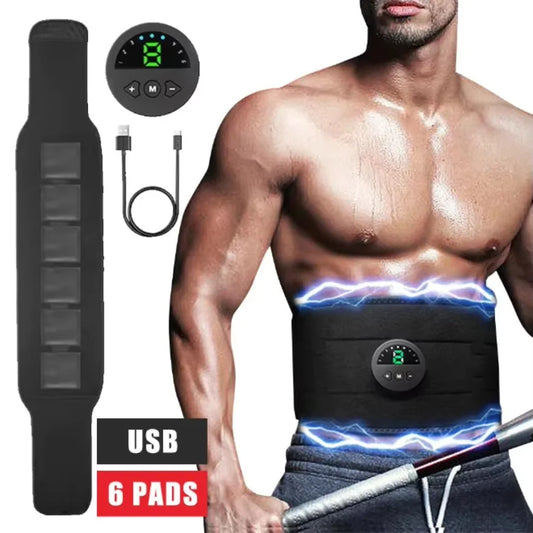 Jitesy EMS Abdominal Muscle Trainer With USB Rechargeable Massage