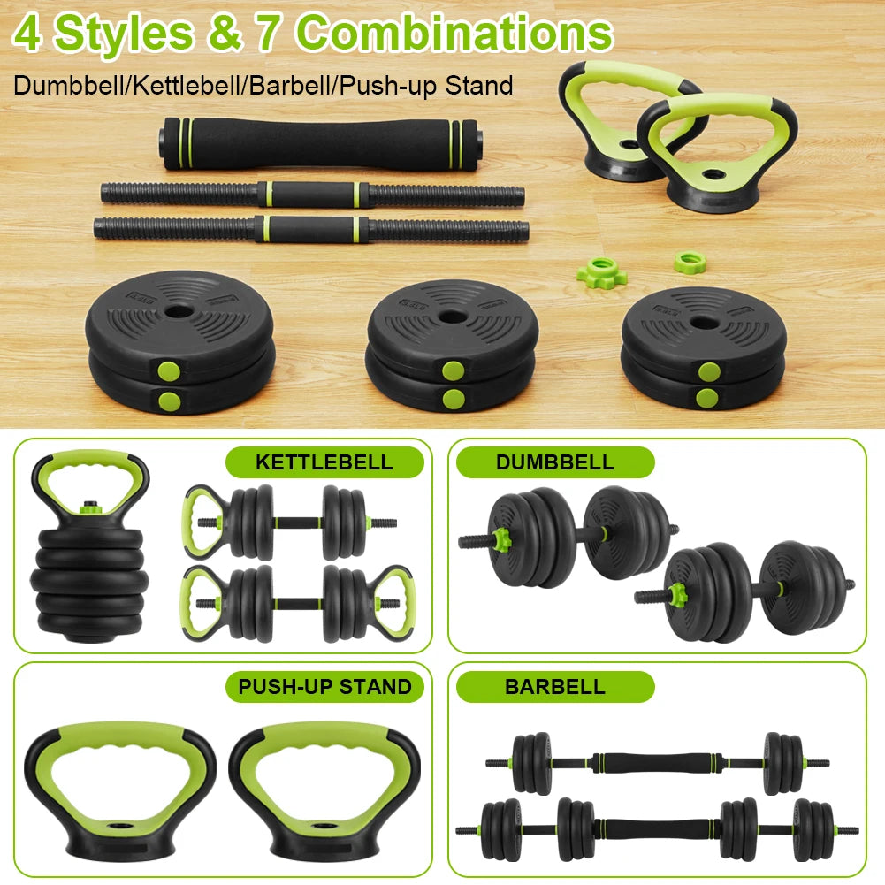Twister.Ck Adjustable Dumbbells With Connector For Strength Training