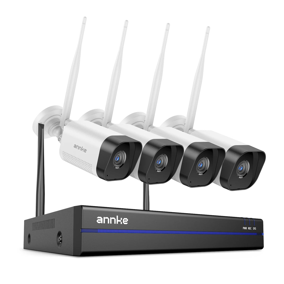 Annke WiFi Security System With AI Detection And Audio Recording