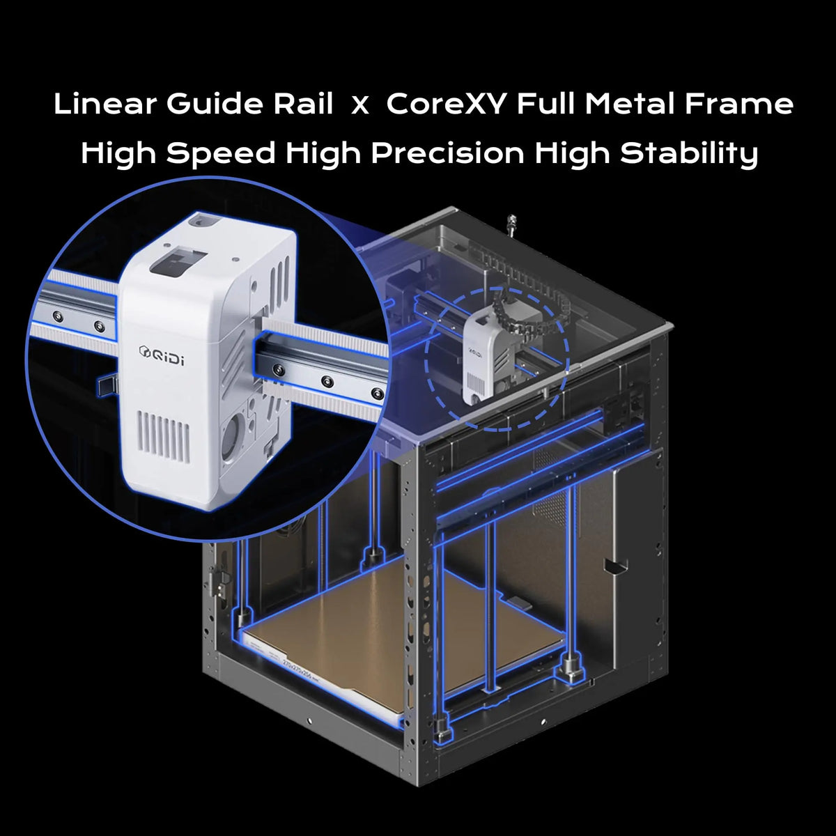 Qidi Q2c Corexy 3d Printer With Auto Leveling High Speed