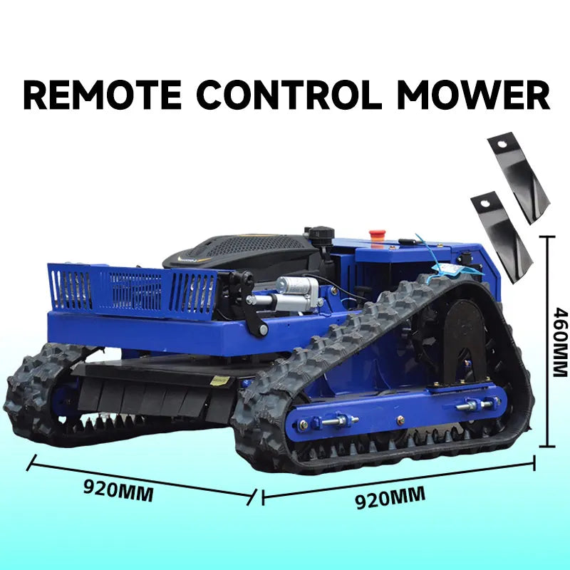 Relemg Wireless Remote Control Robot Lawn Mower All Terrain