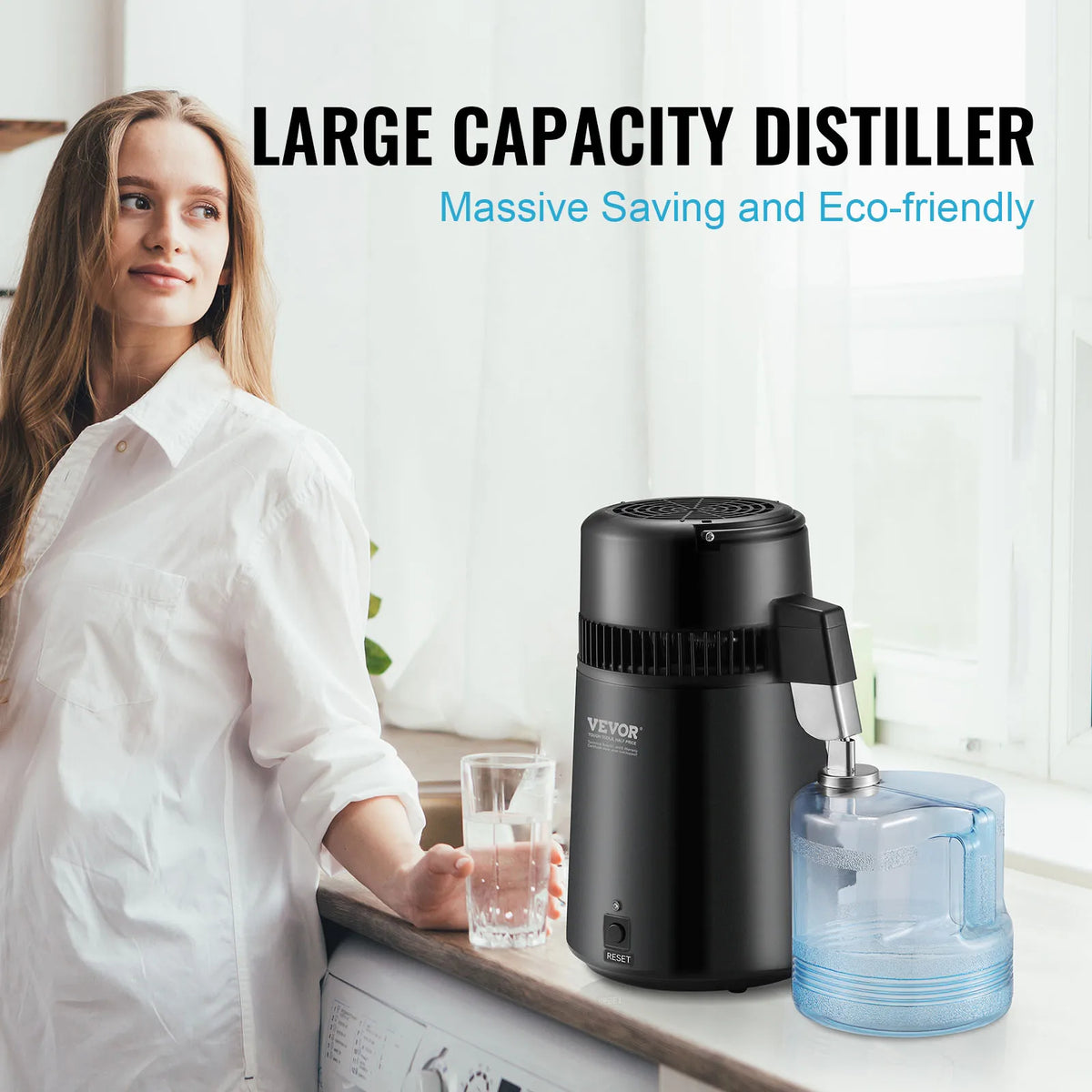 Succebuy Countertop Water Distiller Machine For Pure Stainless Steel Purifying