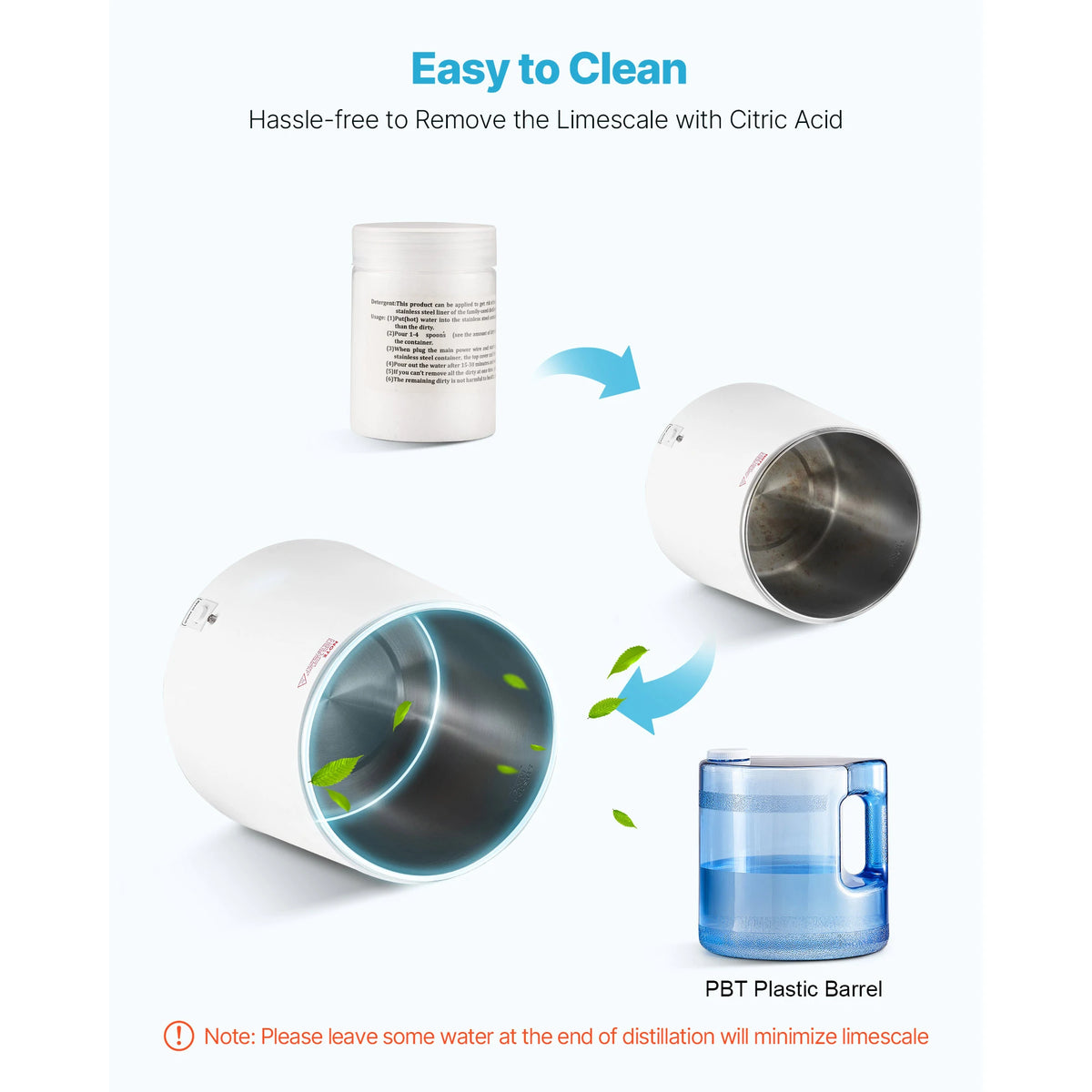 VEVOR Countertop Water Distiller For Clean Household Purification