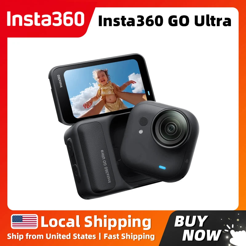 Insta360 GO Ultra Pocket Camera 4K60fps 1/1.28 Inch Sensor