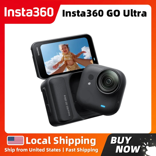 Insta360 GO Ultra Pocket Camera 4K60fps 1/1.28 Inch Sensor