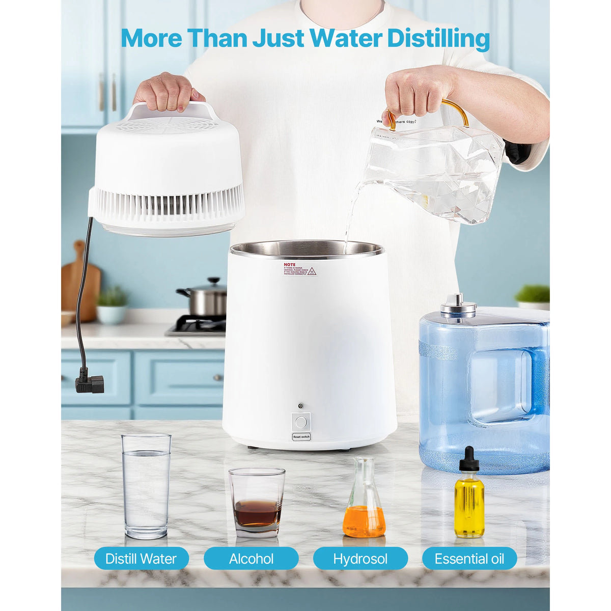 VEVOR Countertop Water Distiller For Clean Household Purification