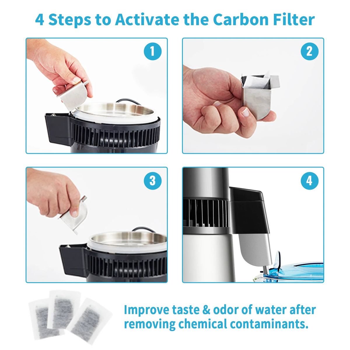 SucceBuy Five Stage Water Distiller Purifier Machine