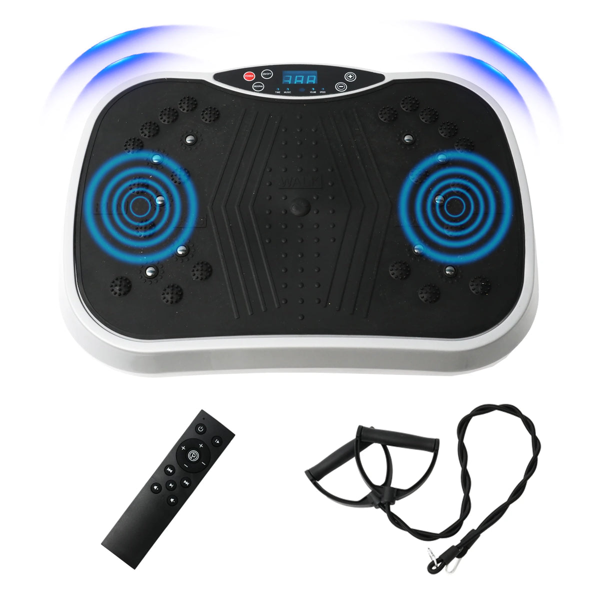 Portable Vibration Plate Exercise Machine With Bluetooth Remote