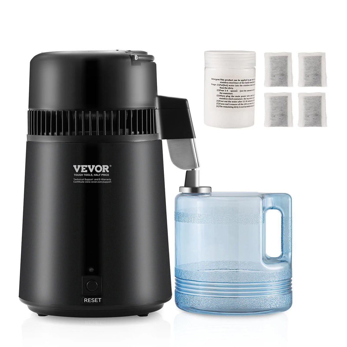Succebuy Countertop Water Distiller Machine For Pure Stainless Steel Purifying