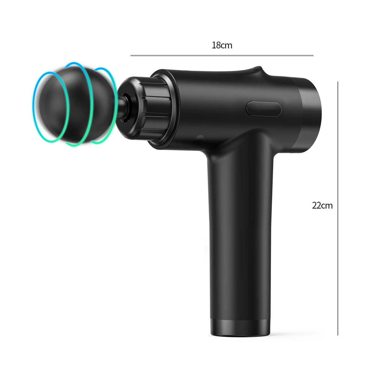 Lingteng Deep Tissue Massage Gun With Integrated Heat Function