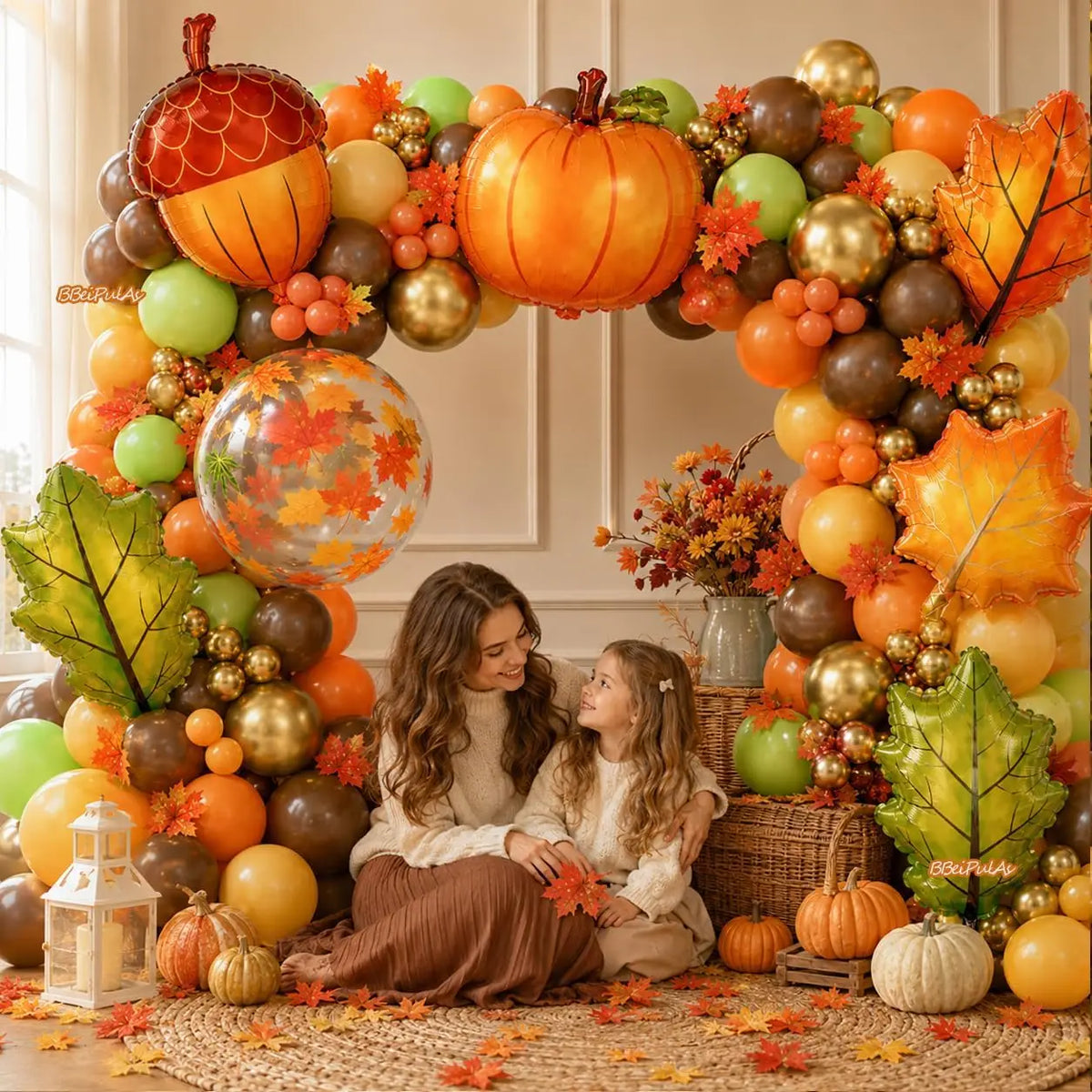 Fall Balloon Arch Kit 158Pcs for Thanksgiving Fall Party Decorations