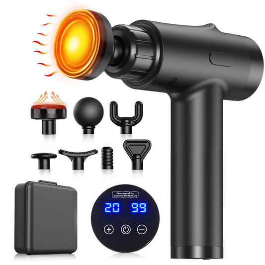 Lingteng Deep Tissue Massage Gun With Integrated Heat Function