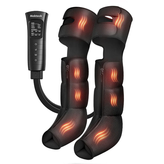 Nekteck Air Compression Leg Massager With Heat Therapy