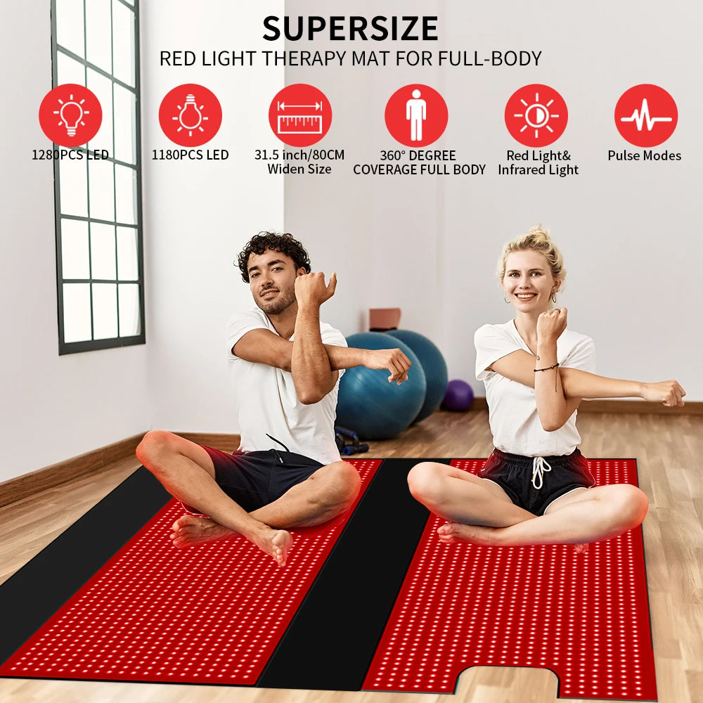 Full Body Red Light Therapy Mat For Home Relaxation