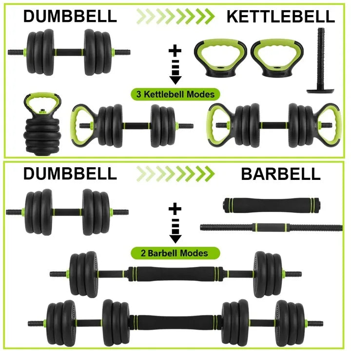 Twister.Ck Adjustable Dumbbells With Connector For Strength Training