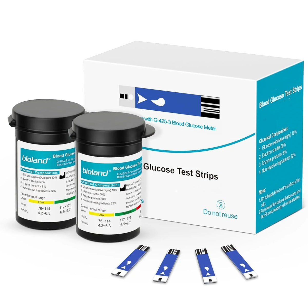 VivaGuard Blood Glucose Monitor Kit Includes Strips Lancets No Coding