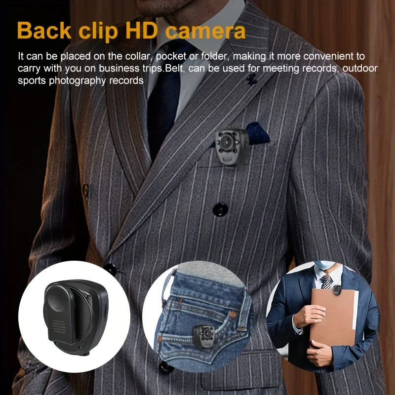 Kaysunlink Mini Body Camera With 1080P HD Night Vision Recording