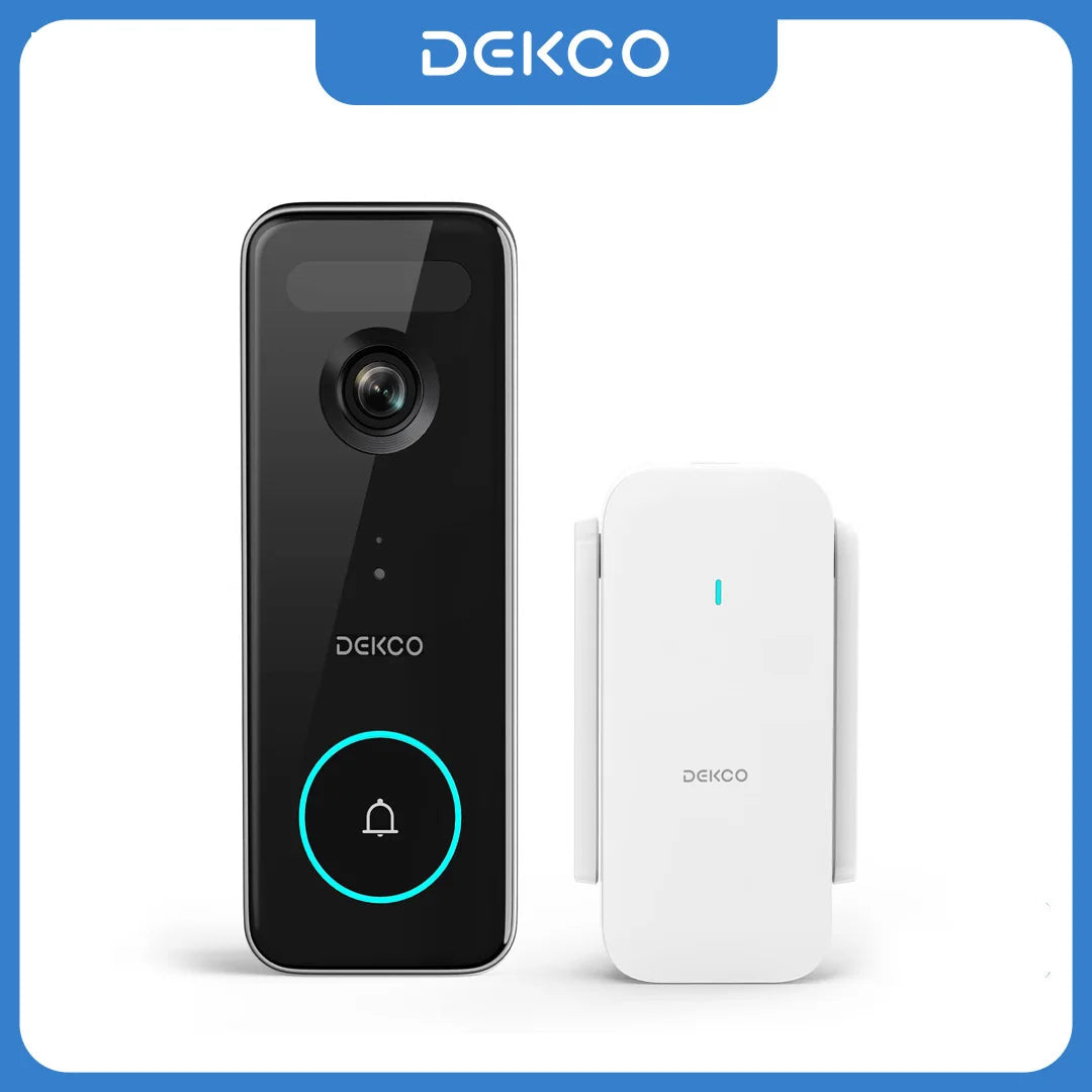 DEKCO Wireless Video Doorbell Camera With Motion Detection And Audio