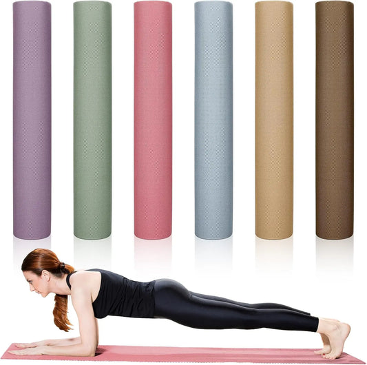 Non Slip Tear Resistant Yoga Mats For Home Gym Exercise Training