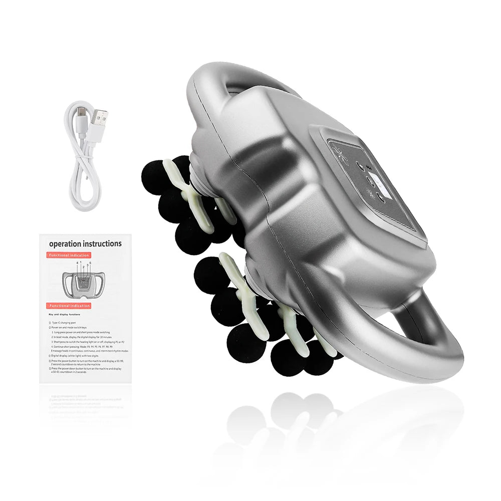Foreverlily 24 Heads Massage Gun High Frequency Vibration Muscle Massager