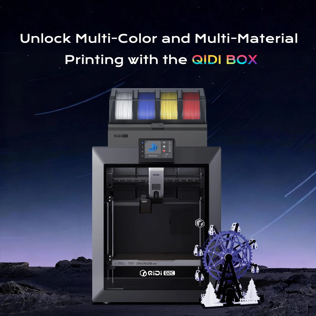 Qidi Q2c Corexy 3d Printer With Auto Leveling High Speed