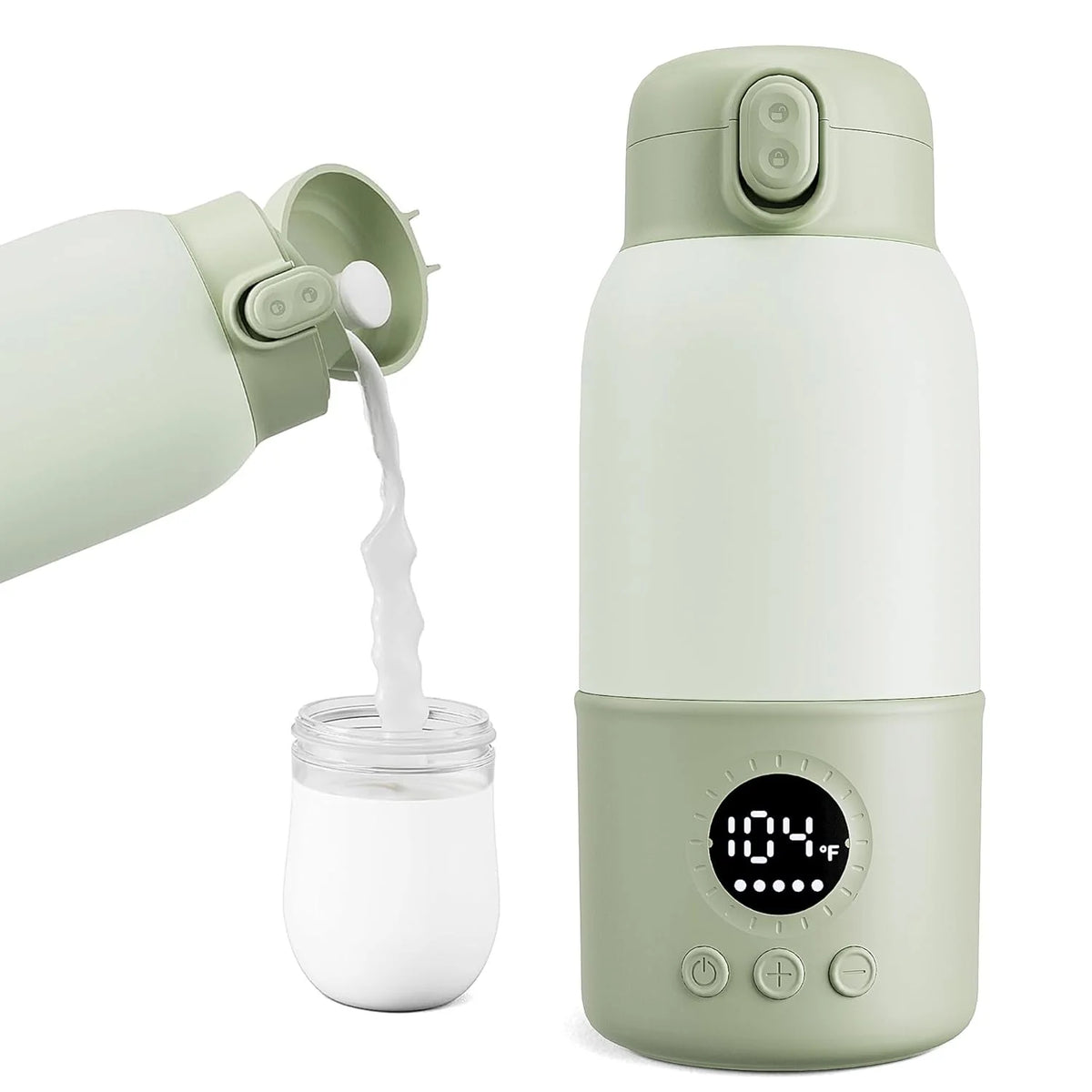 USB Rechargeable 316 Stainless Steel Electric Heating Travel Thermos Cup