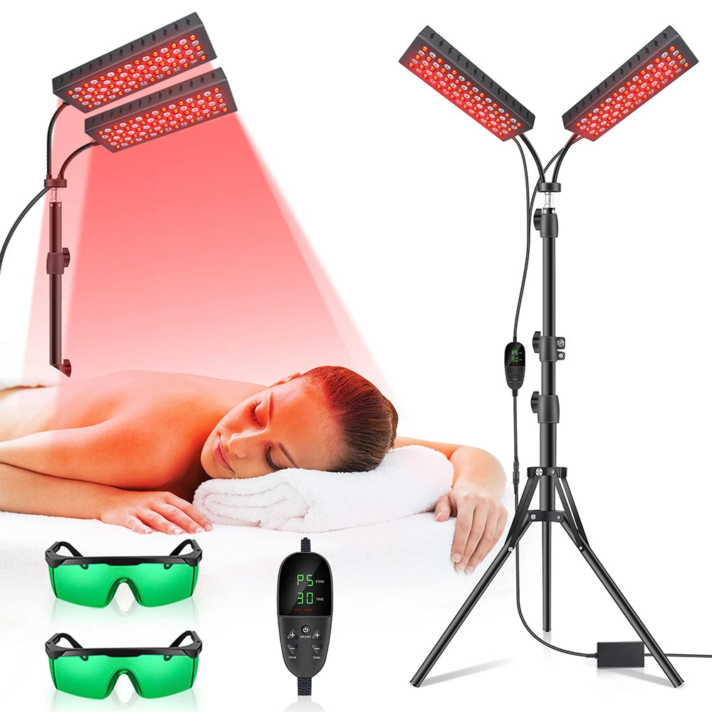 Astarexin 150 LEDs Red Light Therapy Dual Head Infrared Panel